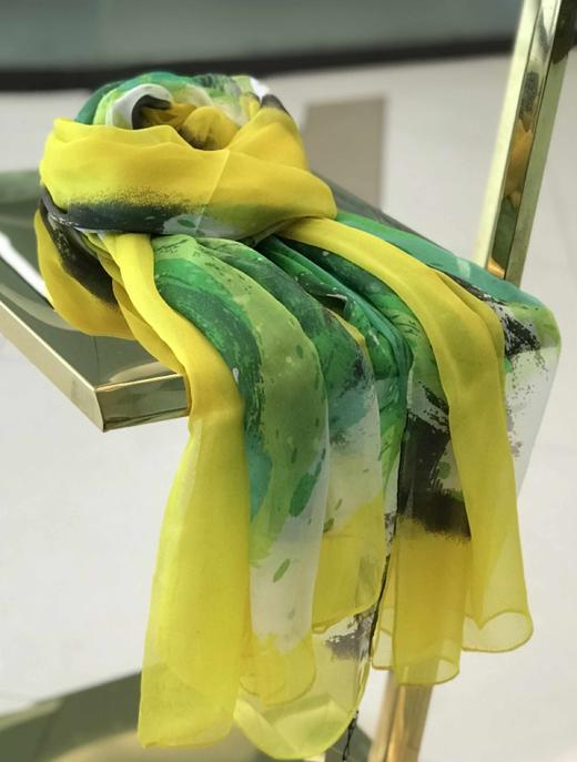 优品堂【如花似锦】100%桑蚕丝长巾 商品图0