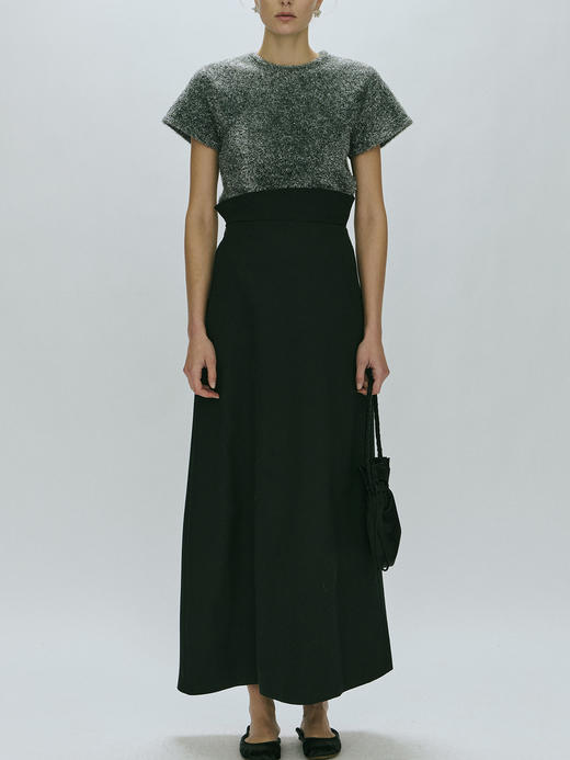 Viktoria Chan｜AW23014 Elisa sparkle TOP [ 短袖 灰 ] 商品图3