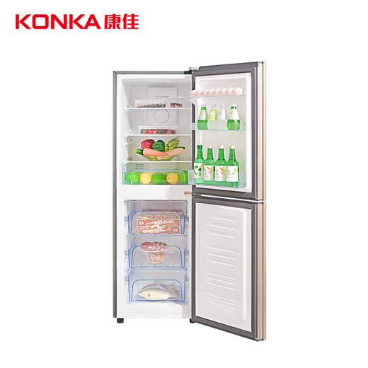 康佳180升风冷无霜双门冰箱小型家用电冰箱二门两门 节能省电低音超薄 迷你宿舍租房BCD-180WD2EGX 商品图3