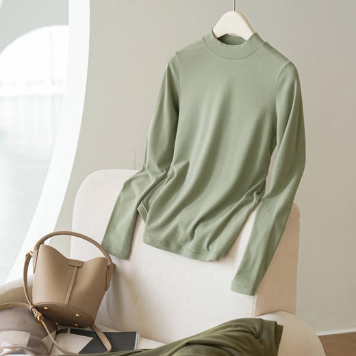 女款德绒4.0版蚕丝恒温衣（半高领） 商品图8