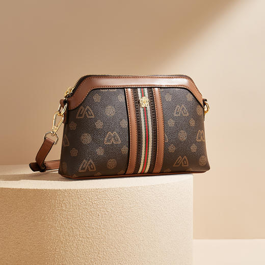 Safiya/索菲娅2023新款爆款小方腋下手机包女士单肩包斜挎女包 SF9161025Y 商品图3