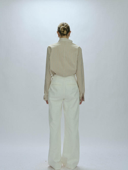 Viktoria Chan｜AW23064 Felda folded jeans [ 白 ] 商品图2