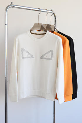 F.D 恶魔之眼 3M反光夜视 斜纹双面针织圆领卫衣 WY747