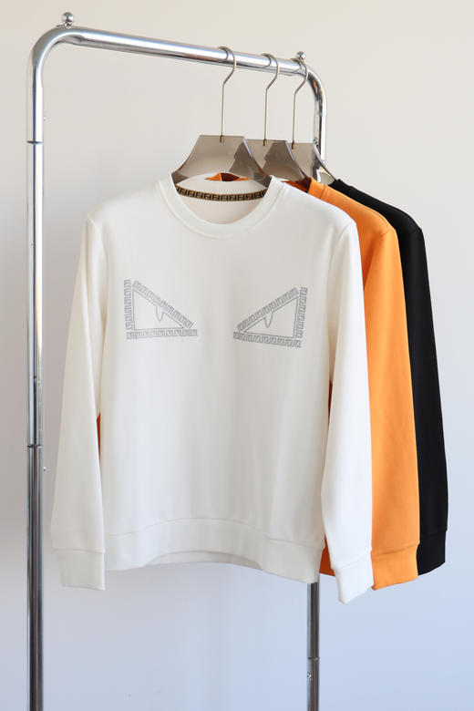 F.D 恶魔之眼 3M反光夜视 斜纹双面针织圆领卫衣 WY747 商品图0