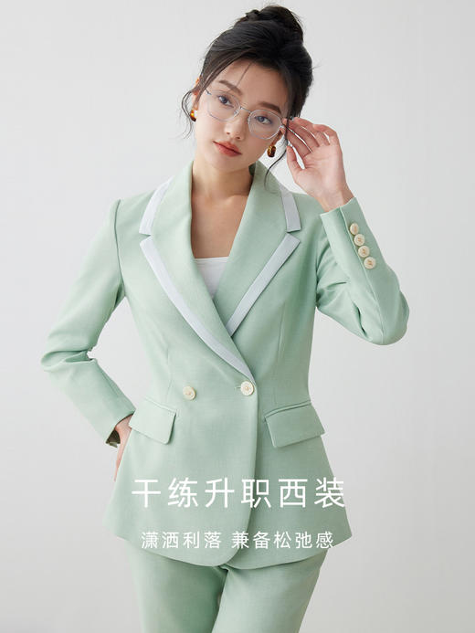 艾尚臣职业西装套装女2023冬季新款商务经理正装气质售楼部工作服 商品图2