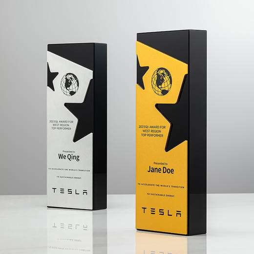 新款创意水晶奖杯定制定做高档玻璃奖牌纪念奖座企业颁奖刻字制作 商品图1