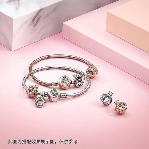 Pandora潘多拉闪耀王冠字母O蛇骨链手链 589046C01 商品图4