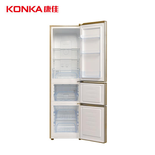 康佳206升三开门风冷电冰箱小型租房节能省电低噪冷冻冷藏 商品图3