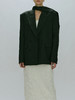 Viktoria Chan｜AW23045 Amalia wide shoulder blazer  [  黑  / 灰 ] 商品缩略图0