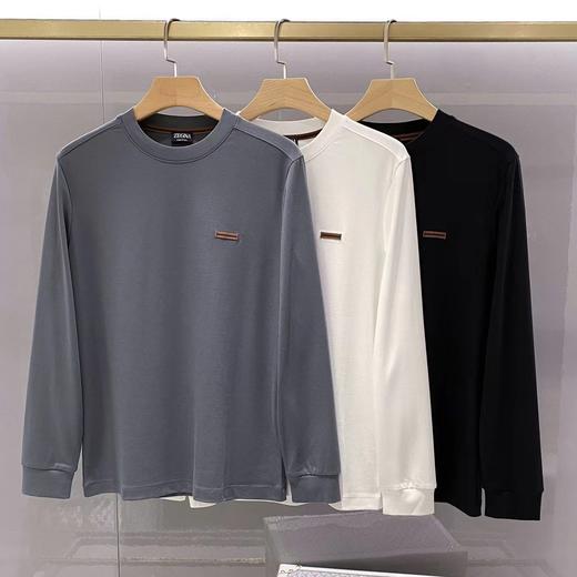 【à perles】高品质男士长袖圆领单穿打底T【现货】 商品图0