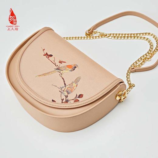 SAINTJOY/上久楷 宋锦斜背包 鹊上枝头 BWS23B0902 商品图10