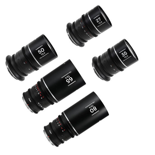 LAOWA老蛙 Nanomorph系列 S35画幅  1.5X变形宽荧幕镜头五件套套装（27mmT2.8/35mmT2.4/50mmT2.4/65mmT2.4/80mmT2.4)） 商品图4