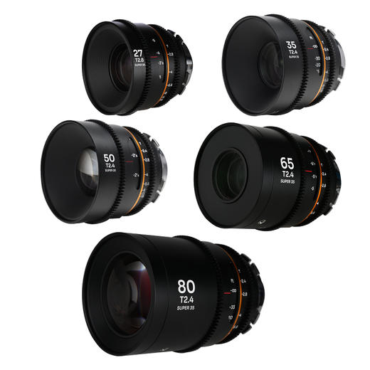 LAOWA老蛙 Nanomorph系列 S35画幅  1.5X变形宽荧幕镜头五件套套装（27mmT2.8/35mmT2.4/50mmT2.4/65mmT2.4/80mmT2.4)） 商品图7