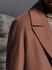 Stylbiella 10%羊绒90%羊毛朴棕色插肩袖切斯菲尔德大衣 商品缩略图1