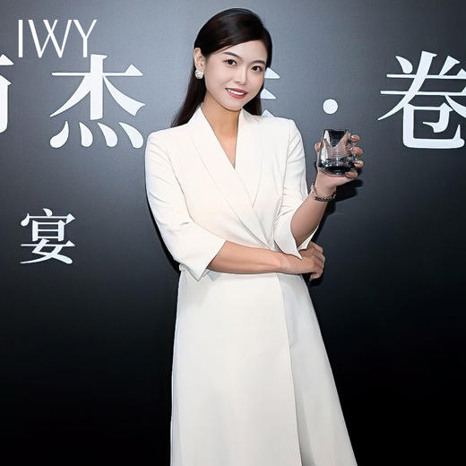 IWY/洋气白色连衣裙女西装裙干练总裁职业主持会议正Q0771-W 商品图0