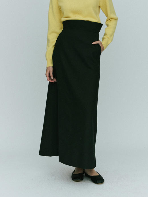 Viktoria Chan｜AW23015 Elisa long skirt  [ 黑 ] 商品图3