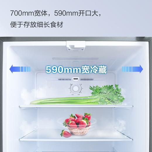康佳（KONKA）309升 十字对开门冰箱 风冷无霜 四门 对开门冰箱家用 纤薄机身 伯利兹蓝系列 BCD-309WD4EGL 商品图4