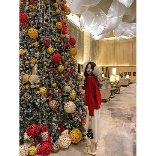 金蘑菇菇 衣柜常青 羊毛半裙组/  气质姐姐的半裙 优雅通勤半身裙 商品图1