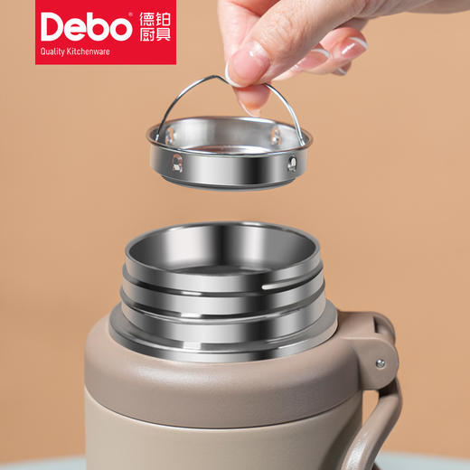 Debo德铂316不锈钢萨堡真空保温壶 商品图2