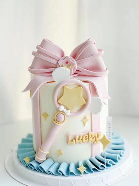 仙女魔法棒 翻糖蛋糕