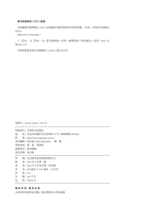 全球能源互联网报告2023 商品图3