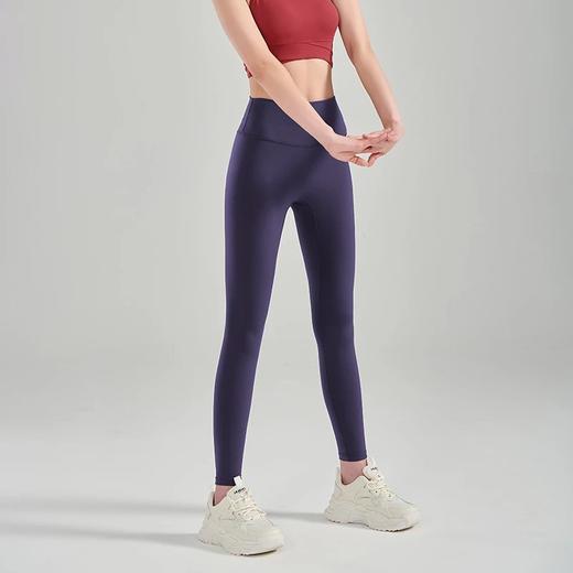 爱帝秋冬小暖绒高弹绵柔云感运动紧身裤加绒保暖打底外穿蜜桃臀瑜伽裤2237135811 商品图3