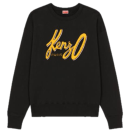 【特价商品不退不换】KENZO 套头卫衣男  FD65SW0884MB-99J BLACK.