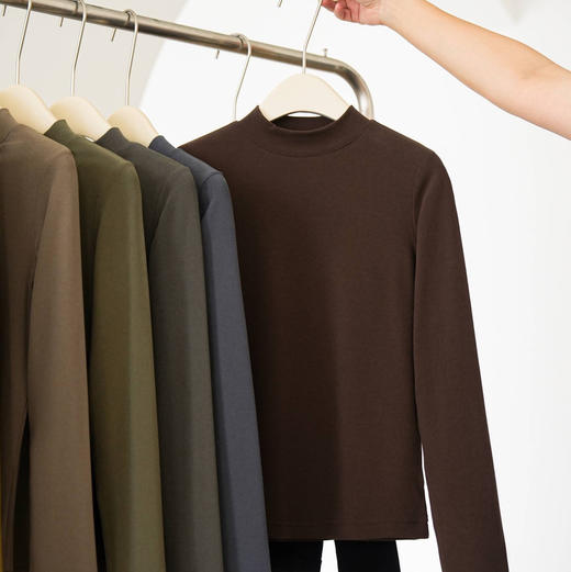 女款德绒4.0版蚕丝恒温衣（半高领） 商品图9