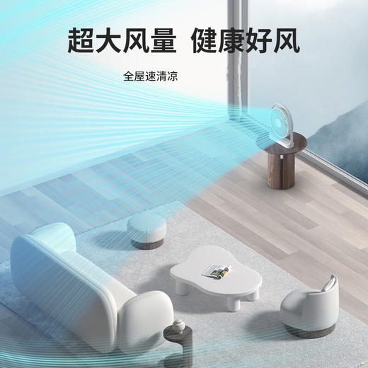 【小家电】几素电风扇台式 桌面风扇家用卧室轻音睡眠小电扇 办公室桌上小风扇学生宿舍无线台扇FA27 HF 商品图4