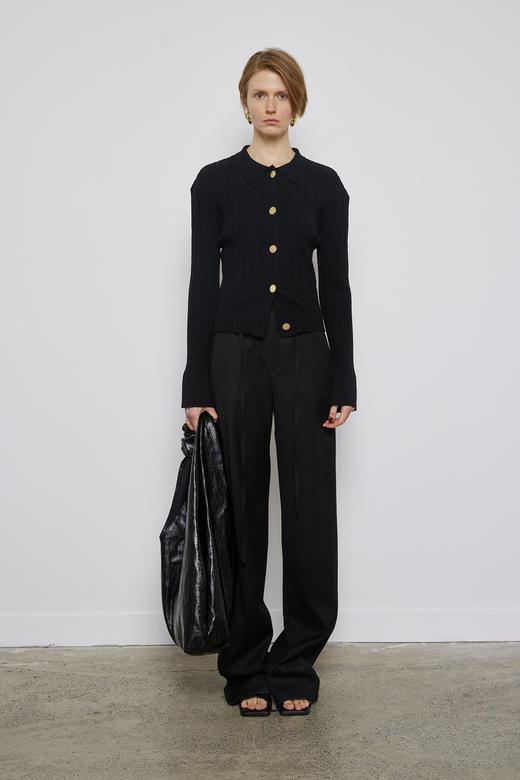 喇叭袖针织开衫 商品图0