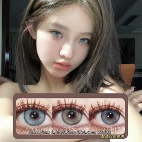 GINOMII半年抛·AOV青蓝&AOV卡其&AOV狼灰·14.5mm(着色参考13.5mm) 0-800度(无525/575) 韩产进口·(建议佩戴3-4个月左右更换)