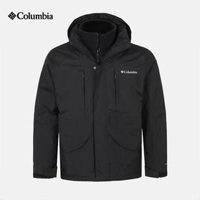 哥伦比亚男式抓绒内胆三合一外套WE1725