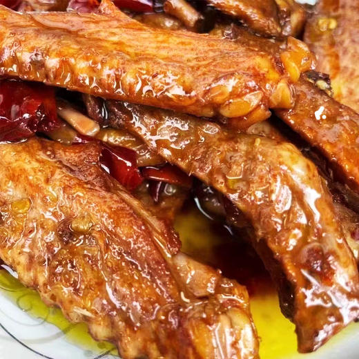【麻辣爽口微酥香脆！卤味熟食干锅】下饭美食常备。香辣麻辣鸭翅，休闲零食。麻辣够味，麻辣香辣鸭翅尖冷吃鸡翅尖休闲408g零食—DD健康 商品图2