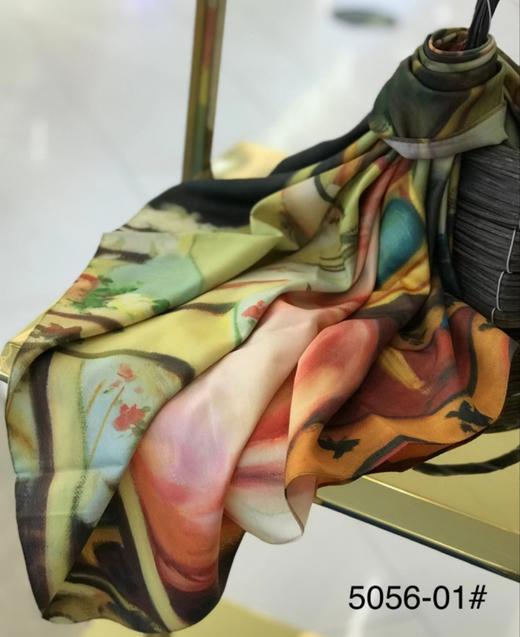 优品堂【心语】斜纹手感丝90*90方巾 商品图6