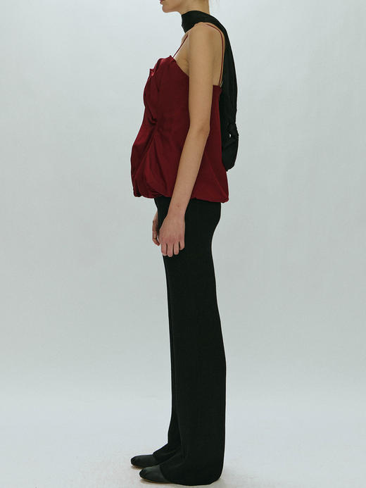 Viktoria Chan｜AW23048 Amalia wrinkled top [ 红 / 白 / 黑 ] 商品图4