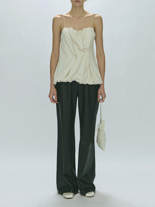 Viktoria Chan｜AW23048 Amalia wrinkled top [ 红 / 白 / 黑 ] 商品图8