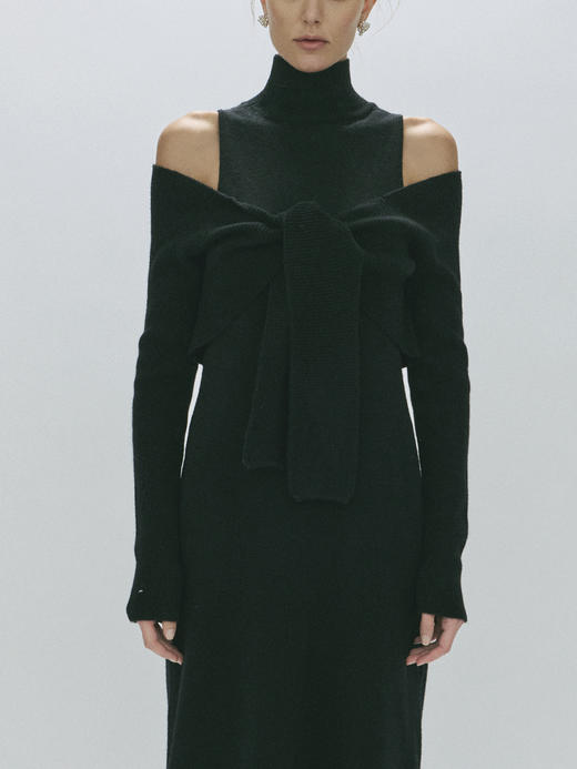 Viktoria Chan｜AW23007 Elf wrap TOP [ 黑 / 白 ] 商品图1