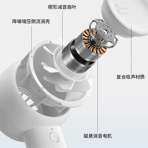 【小家电】几素小风扇手持【涡轮聚风】迷你小型随身便携式usb充电大风办公室学生宿舍儿童无叶轻音电风扇FA42 HF 商品图1