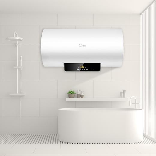 美的（Midea）储水式电热水器电50升大水量智控速热数显一级节能省电安全防电墙智能大屏家电2-3人洗F5021-X1(S) 商品图0