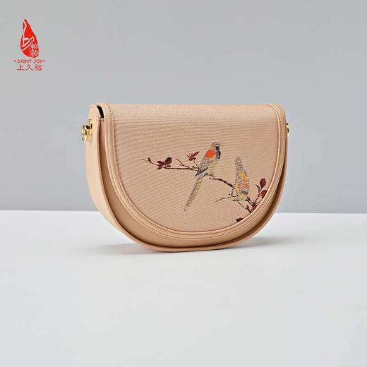 SAINTJOY/上久楷 宋锦斜背包 鹊上枝头 BWS23B0902 商品图13