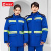 冬季环卫棉服加厚保暖棉衣保洁园林路政反光条清洁工工作服可拆卸 商品缩略图3
