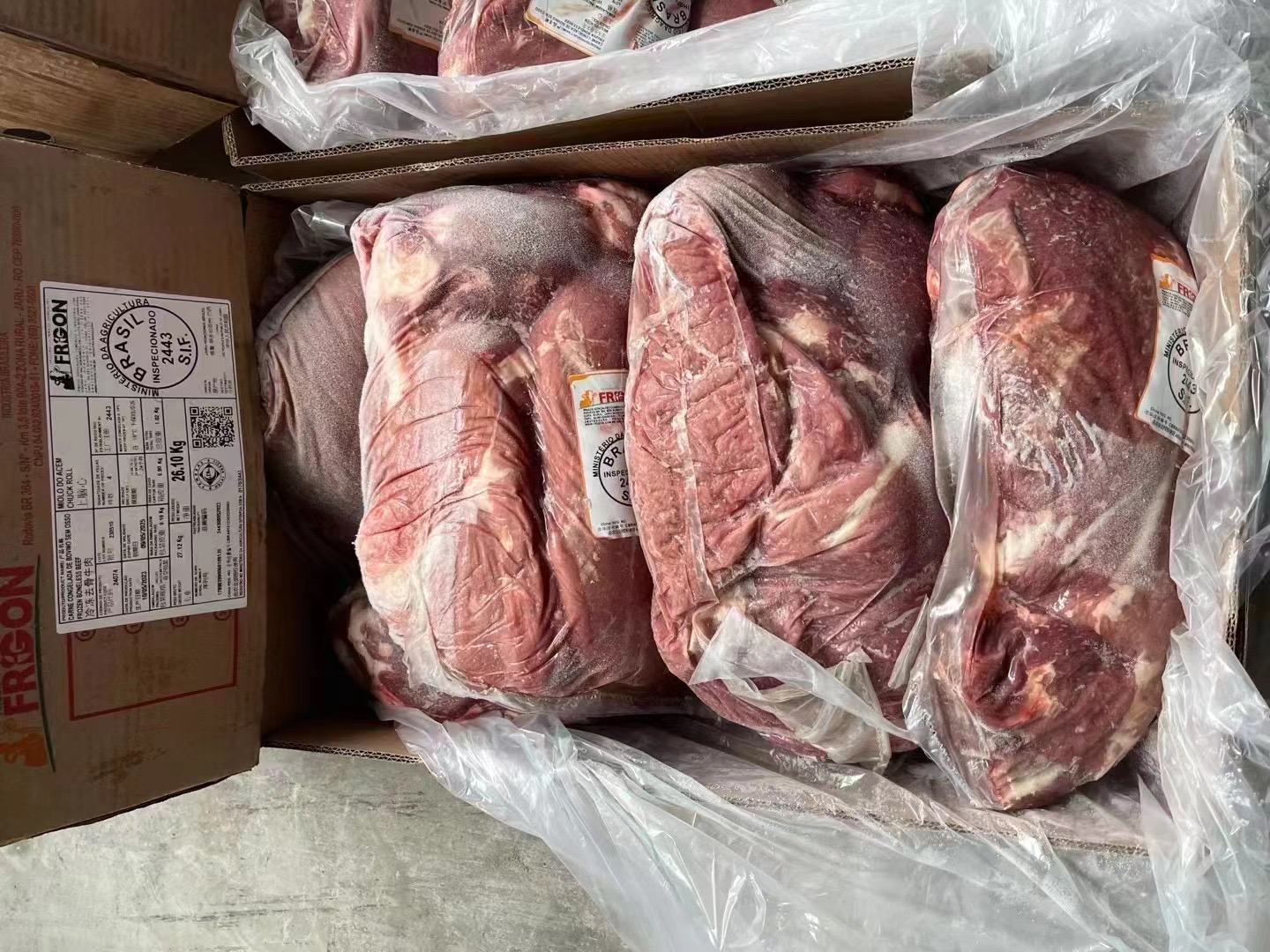 巴西牛上脑肉大块牛肉冷冻牛肉进口牛背肩肉整块牛健身嫩牛肉