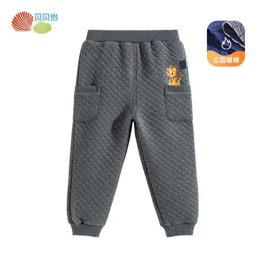春秋新品男童婴幼裤装宝宝保暖棉裤儿童裤子休闲长裤W20K2070
 商品图3