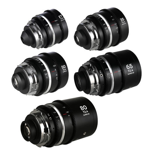 LAOWA老蛙 Nanomorph系列 S35画幅  1.5X变形宽荧幕镜头五件套套装（27mmT2.8/35mmT2.4/50mmT2.4/65mmT2.4/80mmT2.4)） 商品图11