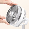 【小家电】几素4000mAh夹桌两用可充电电风扇小型学生宿舍夹子小风扇桌面办公台式迷你随身婴儿车床头 F7-B HF 商品缩略图6