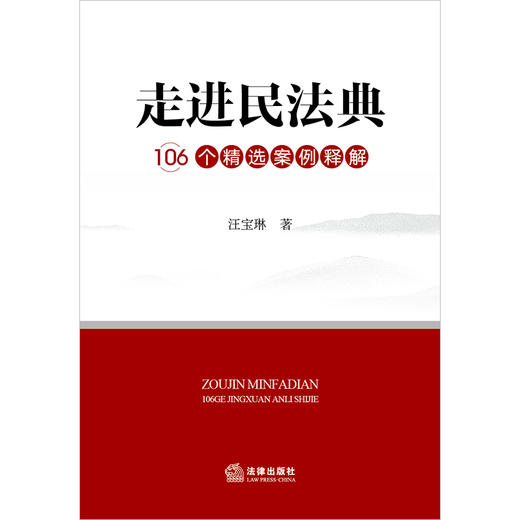 走进民法典：106个精选案例释解 汪宝琳著 商品图1