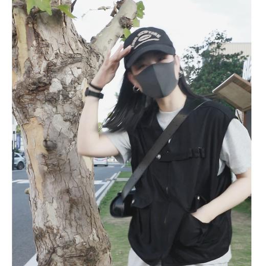 亲子款日系工装马甲春秋季宽松搭配百搭单品PQMJ2301 商品图5