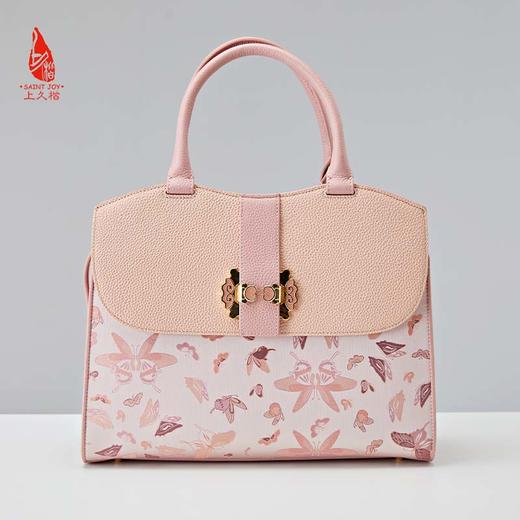 SAINTJOY/上久楷 宋锦女式拎包 福蝶·BWS18A0601 商品图12