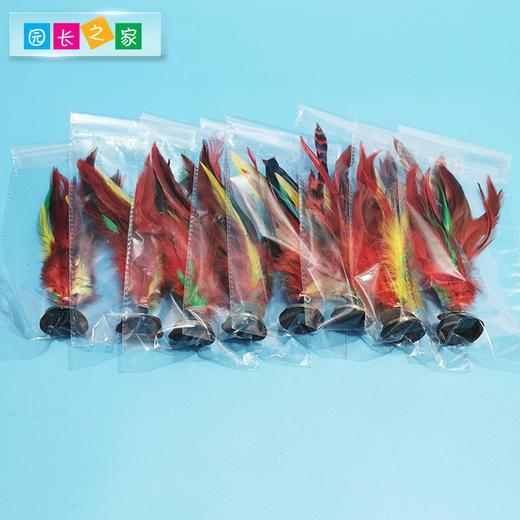 自主游戏—踢毽子鸡毛毽子 商品图1