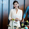 IWY/洋气白色连衣裙女西装裙干练总裁职业主持会议正Q0771-W 商品缩略图3